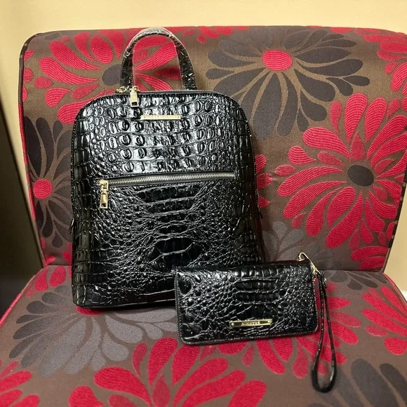 Brahmin | Bags | Brahmin Backpack And Wallet | Poshmark display picture 1